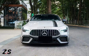 Pièces d'auto pour <span class=keywords><strong>Mercedes</strong></span> GT50 GT53 Modifier <span class=keywords><strong>GT63</strong></span> AMG Kit de carrosserie Pare-chocs avant Diffuseur arrière Grille Accessoires de voiture - Product Image 3