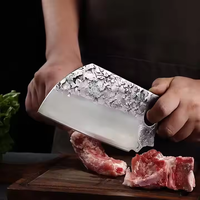 Couteau à viande professionnel en acier inoxydable, couteau de chef pour couper les légumes