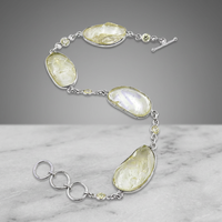 Bracelet en argent 925 Art Palace, design classique à maillons, forme ovale tendance, bijoux unisexes pour tous les jours