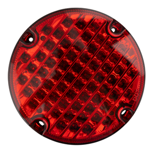 Feux de balise ronds ambre rouge 24V homologués DOT pour bus scolaire, feux de signalisation clignotants à <span class=keywords><strong>LED</strong></span> - Product Image 1