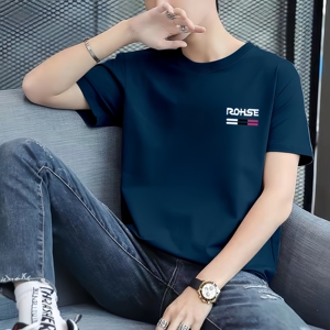 T-shirts imprimés Watermark pour hommes et femmes, en nylon/cachemire, denim, vêtements tricotés écologiques, style punk, coupe oversize, imprimé animal - Product Image 4
