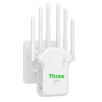 Repetidor Inalámbrico WiFi 5, Amplificador de Señal de Doble Banda 2.4G/5G, Extensor Gigabit, Router Transfronterizo, AP Inalámbrico de 1200 Mbps