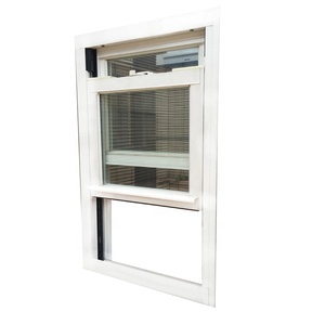 Nhôm/Pvc Cửa Sổ Trượt Dọc Trượt Sash Hợp Kim Nhôm + Kính + Phụ Kiện Màn Hình Từ Tính Màu Sắc Tùy Chỉnh Sợi Thủy Tinh - Product Image 1