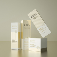 Boîte en carton kraft rigide écologique avec logo personnalisé imprimé, petite boîte, emballage pour parfum, rouge à lèvres, cosmétiques, papier