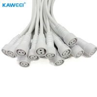 Rangkaian Kabel PVC Konektor DC Betina Tahan Air 2 Inti untuk Peralatan Industri