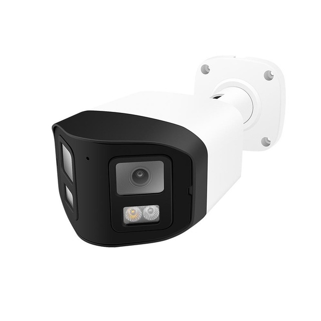 8MP IP Camera 2.8mm Dual Lens Panoramic Wide Angle Dome Type AI Face Recognition Feature Camera 180 Degree