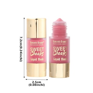 4 Colors Liquid <b>Blush</b> Makeup for Cheeks Lip Natural Brightening Pink Tone Face Makeup Cosmetics Liquid <b>Blush</b> - Product Image 4