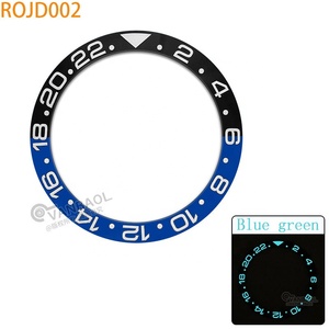ROJD ROJE ROKB ROKC GMT Design Outer Di 38mm BGW9 Insert de lunette en céramique lumineuse pour SKX007 <span class=keywords><strong>SKX009</strong></span> Pièces de modification de montre - Product Image 4