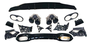 Difusor Trasero <span class=keywords><strong>Tuning</strong></span> W177 para Mercedes Benz Clase A W177 A45 Difusor Trasero Deportivo Hatchback 2019 2020 - Product Image 2