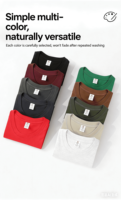 T-shirt vierge unisexe personnalisé OEM, coupe décontractée, 100% coton tricoté 220 g/m², imprimé sérigraphié, écologique et épais, idéal pour l'été