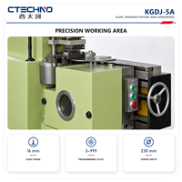 CTECHNO KGDJ-5A Machine de découpe à fentes pour lamination de moteurs, CNC double servo, haute vitesse et haute précision, diamètre 50-590 mm, 100-700 SPM