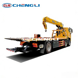 HOWO 6x4 Heavy Duty Flatbed <b>Wrecker</b> <b>Truck</b> LHD/RHD With Crane Diesel Rollback Recovery Breakdown <b>Towing</b> Rescue Vehicle - Product Image 3