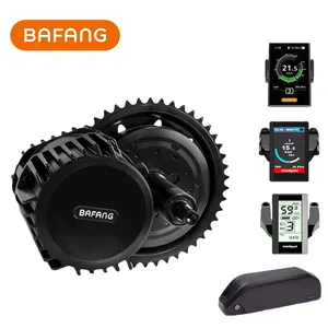 Bafang1000W אמצע כונן מנוע אופניים חשמליים המרת ערכת Brushless מנוע ערכת עם ליתיום סוללה