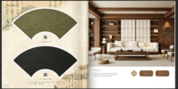 Brochure personnalisée pour nuancier de couleurs OEM avec impression offset sur carton et couleurs sur mesure