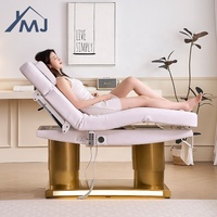 Esthéticienne Salon Tête Spa Lit de Beauté Électrique Table de Massage Facial Lit Cils Avec Moteurs
