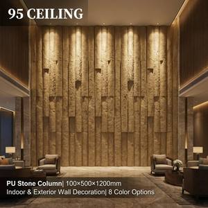 Paneles de Pared con Textura de Piedra 3D PU para Exteriores, Revestimiento de Paredes Classicline para Muros de Muelle y Puerto - Product Image 1