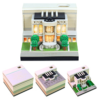 Calendrier en papier 3D Reproduction du Monument de la Maison Blanche, Sculpture architecturale en papier, Présentoir de bureau, Cadeau de collection, Bloc-notes