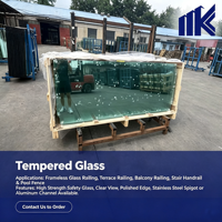 Panneau de verre trempé de sécurité sur mesure de 10 mm, verre flotté plat à faible teneur en fer pour table, cloison, mur, utilisation en mobilier
