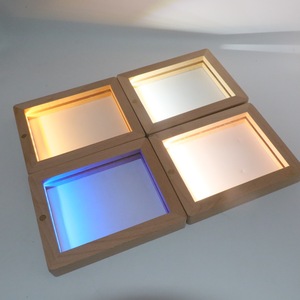 Sublimazione in bianco sublimazione LED acrilico foto cornice pannello luce notturna <span class=keywords><strong>Base</strong></span> 6x4 pollici trasferimento di calore acrilico cornice per foto - Product Image 6