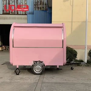Concessione All'aperto Vendita Ice Cream Carrello Mini Hot Dog Chiosco Food Trucks Mobile Cibo Rimorchio
