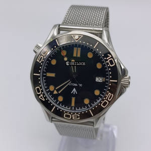 Reloj SEILOCE para Hombre con Logotipo, Cristal de Zafiro, 300M, Correa de Acero Inoxidable para Buceo, Reloj Mecánico Automático - Product Image 4
