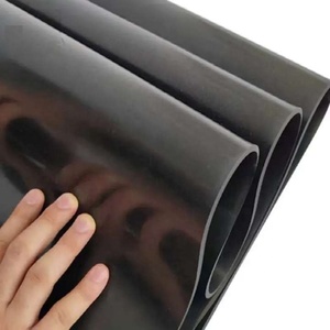 Wholesale Black Industrial Neoprene SBR FKM NBR EPDM Silicone Rubber Sheet Shock Absorbing Gym Floor Mats Cutting Processing - Product Image 1