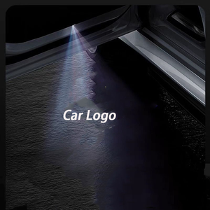 Luce Decorativa per Portiera Auto <span class=keywords><strong>Porsche</strong></span> Panamera/<span class=keywords><strong>Macan</strong></span>/Cayenne/Taycan, Proiettore Logo Lampeggiante di Benvenuto 12V, Accessorio con 3 Mesi di Garanzia - Product Image 4