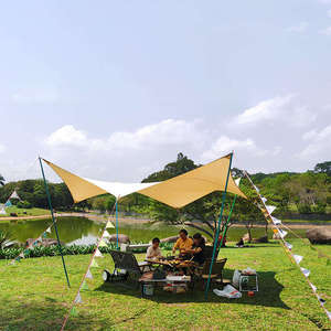Tente d'abri personnalisée de haute qualité, pare-soleil imperméable, auvent de pluie et de mouche, bâche d'extérieur pour camping, événement, fête - Product Image 5