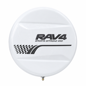 Cubierta de Llanta de Repuesto Bloqueable de Plástico ABS para <span class=keywords><strong>RAV4</strong></span>, Cubierta de <span class=keywords><strong>Rueda</strong></span> Trasera en Blanco, Negro, Plateado y Azul - Product Image 3