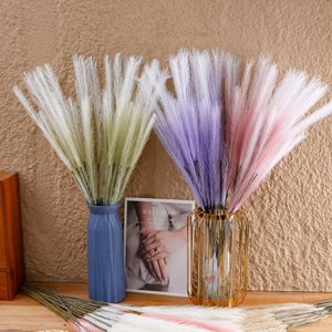 Plumas de Hierba Tinglan, Flor Artificial, Color Morado, Rosa y Blanco, Decoración para Bodas, Decoración del Hogar, Estilo INS, Arreglo de Flores Secas - Product Image 1