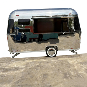 Remolque de Comida Móvil Multifuncional de Aluminio con Estación de Dulces, Construcción de Acero Inoxidable, Uso en Exteriores - Product Image 2