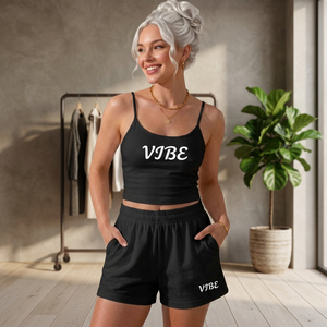 Women Everyday Casual <b>Set</b> Sleeveless <b>Square</b> Neck Top With Matching Shorts Ladies Summer Outfit Solid Color - Product Image 1