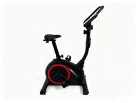Vélo d'exercice vertical TOPFIT Factory avec volant d'inertie magnétique de 3 kg, 8 niveaux de résistance, équipement de fitness cardio pour la maison