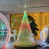 Großer Leuchtender Weihnachtsbaum für Außenbereich, Platz- und Einkaufszentrum-Dekoration, Anpassbare Größe 3-30m, Hohe Qualität, Großhandelspreis