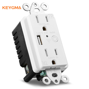 <span class=keywords><strong>Enchufe</strong></span> de pared inteligente <span class=keywords><strong>Zigbee</strong></span>, <span class=keywords><strong>enchufe</strong></span> de pared inteligente de 110-240V, 15A, con Control remoto, estándar US, Tuya APP - Product Image 6