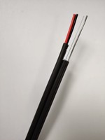 G657A FTTH GYXFTY 2-Core Outdoor Optic Fiber Cable Drop Cable with Steel and Power Wire Zhejiang Origin for Communication