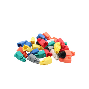 Đầy Màu sắc PVC <span class=keywords><strong>RJ11</strong></span> <span class=keywords><strong>RJ45</strong></span> tay áo khởi động 8P8C Modular cắm <span class=keywords><strong>RJ45</strong></span> nối Bìa CAT5e CAT6 Mạng pin danh bạ kết nối phụ kiện - Product Image 4