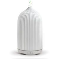 Humidificateurs d'huile essentielle de brume de jet Diffuseur d'aromathérapie d'artisanat en céramique blanche