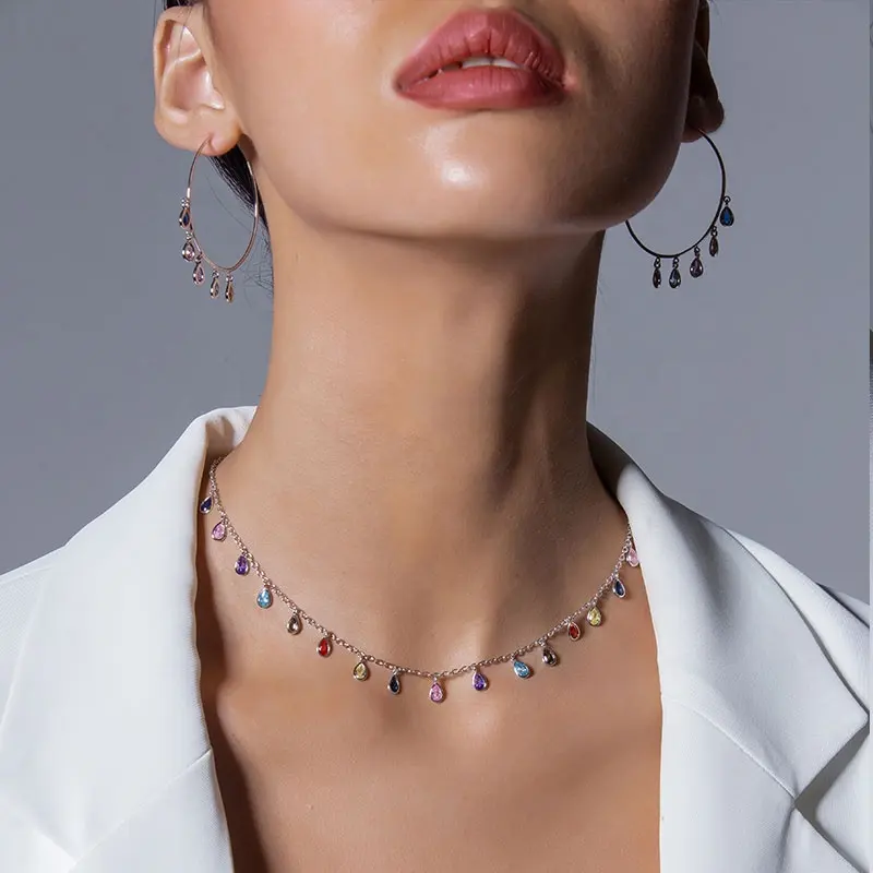 Fashion Necklace Women Elegant Custom Minimalist 925 Sterling Jewelry Nice Quality Choker Collar Necklaces