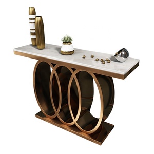 Post-moderno delicato In acciaio inox decorativo cabinet vista laterale da tavolo <span class=keywords><strong>corridoio</strong></span> da tavolo armadio <span class=keywords><strong>corridoio</strong></span> <span class=keywords><strong>corridoio</strong></span> Gude mobili - Product Image 1