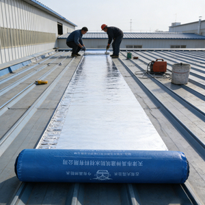 2mm di alluminio autoadesivo superficie di copertura in metallo membrana impermeabilizzante resistente ai raggi UV <span class=keywords><strong>isolamento</strong></span> termico - Product Image 1