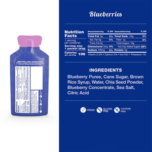 OEM Blueberry Ultra Endurance Energy Gel Vegan Gluten-Free Energy Jelly Sports <strong>Nutrition</strong> for Running - Product Image 2