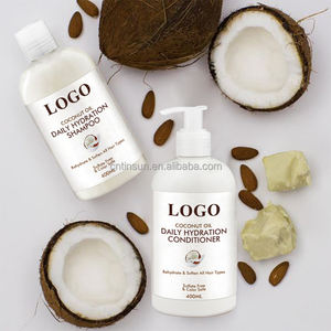 Olio di cocco Shampoo e balsamo Private Label riparare i capelli danneggiati naturale <span class=keywords><strong>botanica</strong></span> olio di cocco cura dei capelli Set di olio di cocco - Product Image 2
