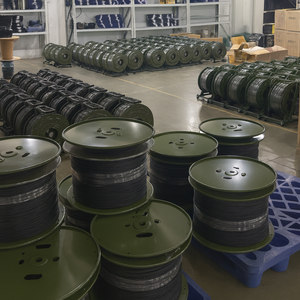 Enrouleur de câble à <span class=keywords><strong>fibre</strong></span> <span class=keywords><strong>optique</strong></span> FTTA avec chariot pliable, roues de frein, disque amovible pour le déploiement en extérieur - Product Image 5