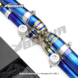 ท่อไอเสียแบบ Catback พร้อมวาล์ว สำหรับ PORSCHE 911 997.1/997.2 Carrera 4S 3.6L 3.8L ปี 2004-2012 ยี่ห้อ Boska ผลิตจากไทเทเนียม - Product Image 3