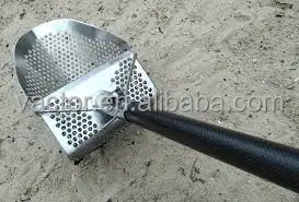 Carbon Fiber Travel Sand Scoop Shovel Handle Universal Lightweight Pole For Beach Metal Detecting Long Rod