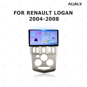 Nouveau lecteur DVD de voiture <span class=keywords><strong>Radio</strong></span> pour 9 pouces Renault Logan 2004-2008 Silver Fascia Frame Stereo Panel <span class=keywords><strong>2</strong></span> <span class=keywords><strong>Din</strong></span> GPS Car Accessories - Product Image 3