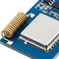 Module de port série sans fil 433 MHz, transmission de données sans fil longue portée, module de communication série RS232, DC 5V