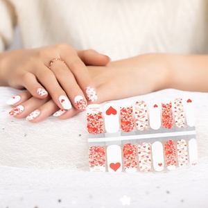 Autocollants pour vernis à ongles, nouveaux motifs, dessins animés, animaux, lettres, angle, 2d, décoration, art de manucure, salon direct d'usine - Product Image 5