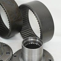 Pièces détachées OEM standard pour camions, 56 dents, nouveau modèle 105L 712W351110043, réducteur d'engrenage d'essieu pour HOWO T7 T7H T5G A7